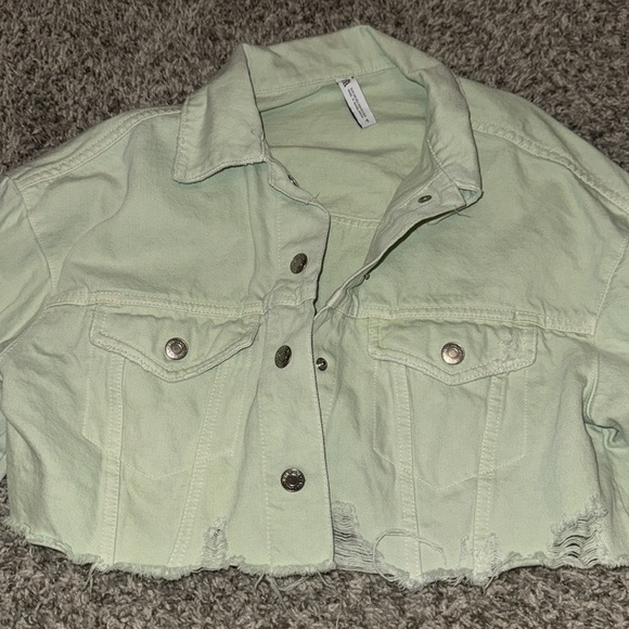 NWOT Zara Cropped Jacket and Shorts Set - Picture 5 of 7